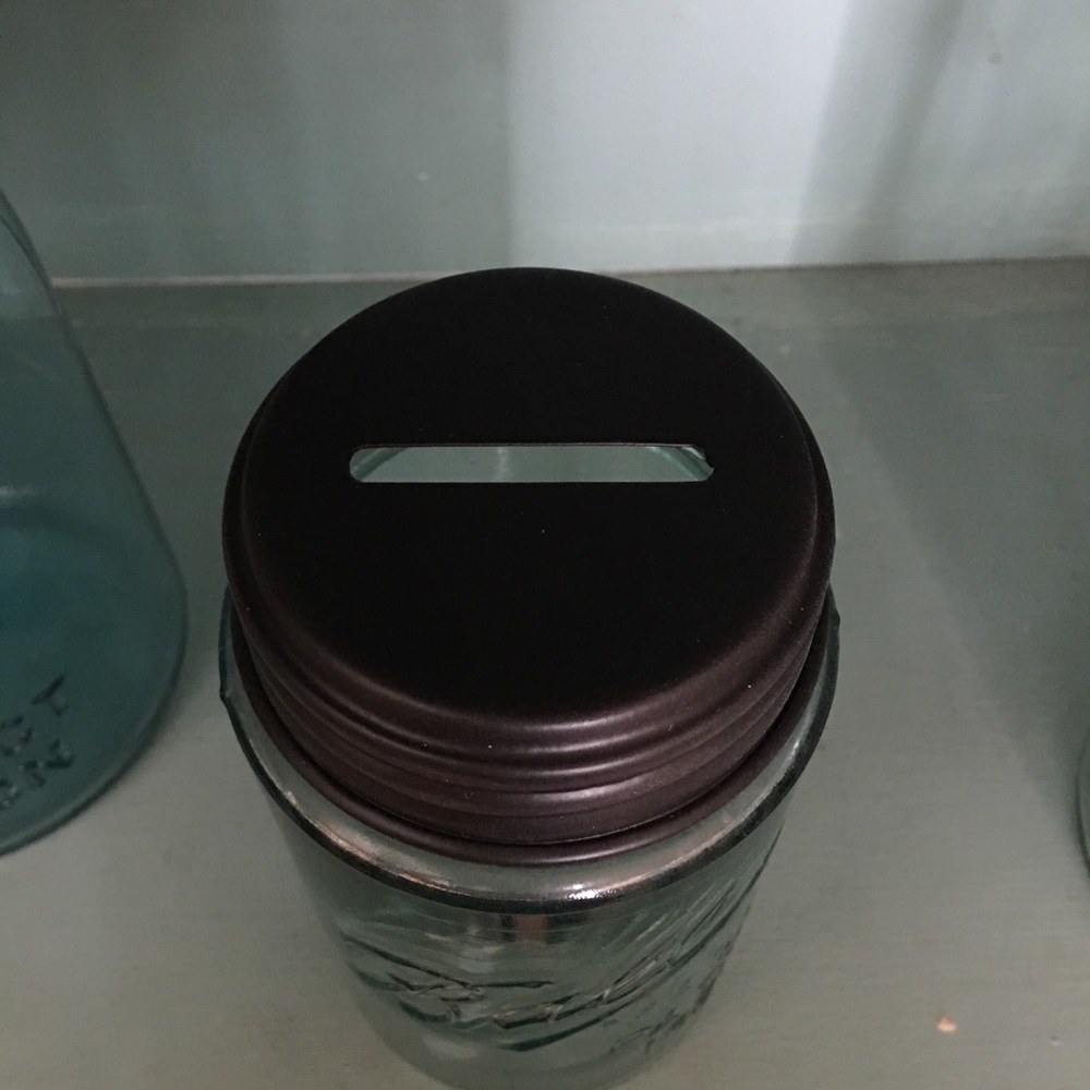 ❤️ Mason Jar COIN BANK LID ❤️